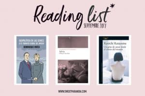Novedades literarias septiembre 2017