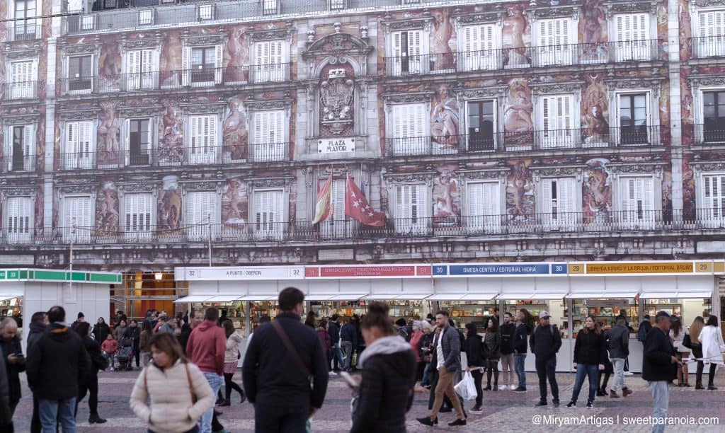 Feria del libro Plaza Mayor Madrid