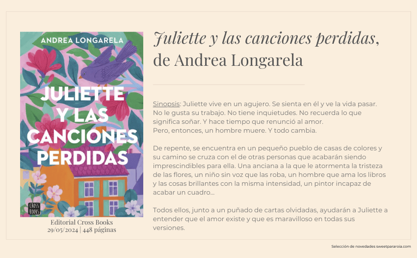 Novedades en ficción: new adult + feel-good mayo 2024
