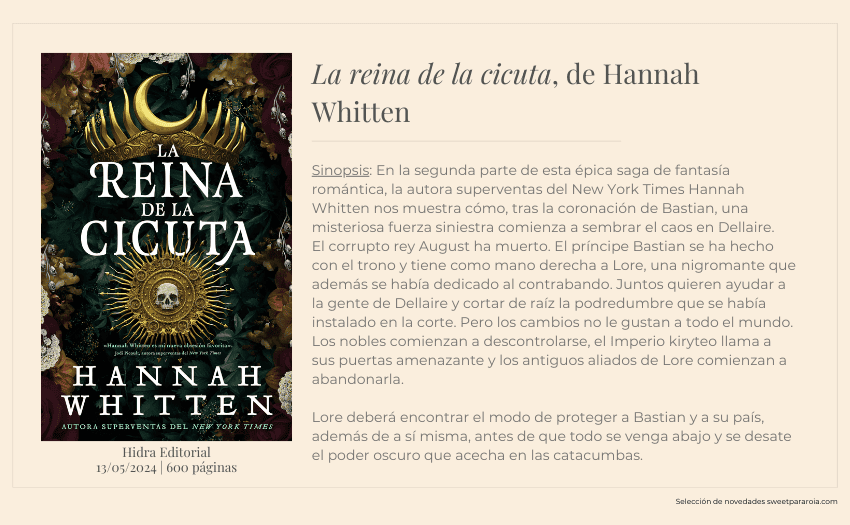 La reina de la cicuta de Hannah Whitten