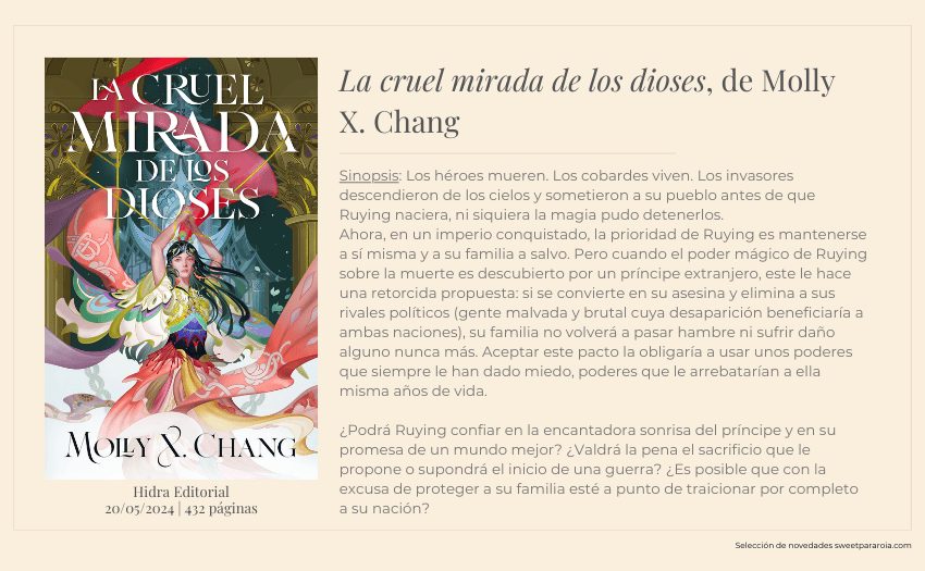 Novedades de fantasía en mayo de 2024: La cruel mirada de los dioses