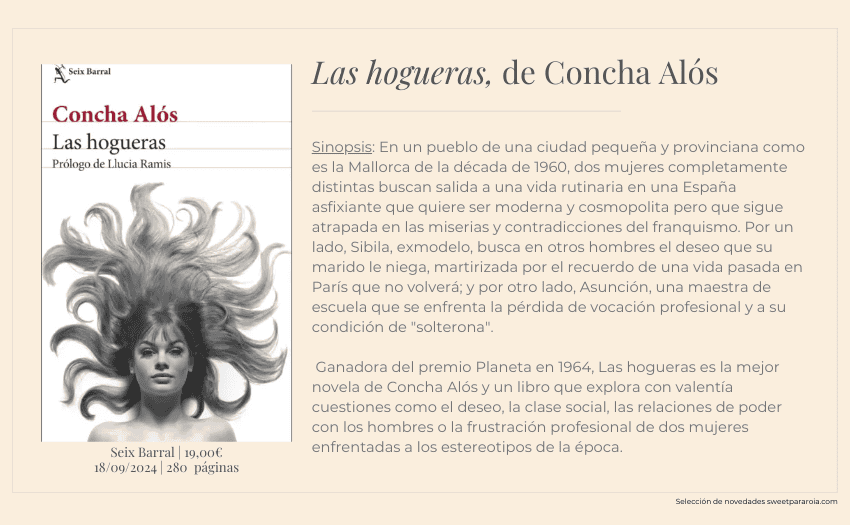 Libros Las hogueras de Concha Alós