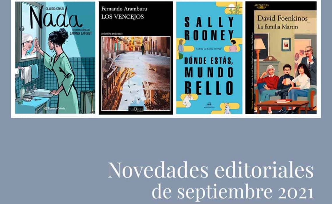 Novedades literarias de septiembre 2021